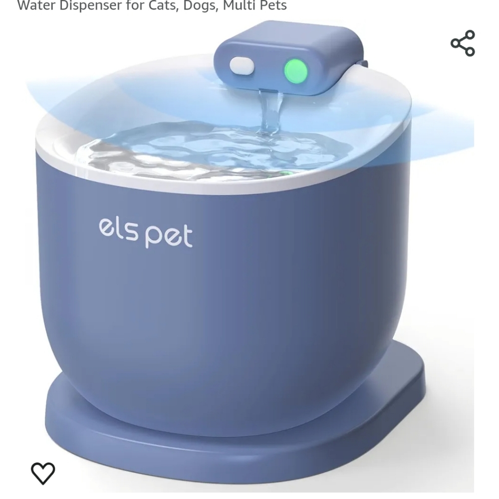 Pet sensor water fountain